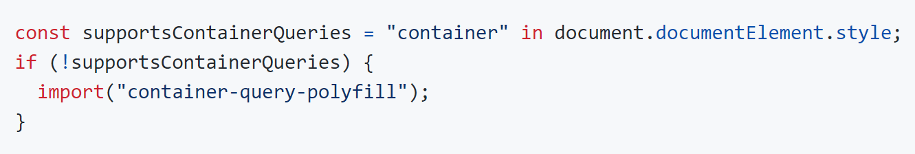 Container Query Polyfill